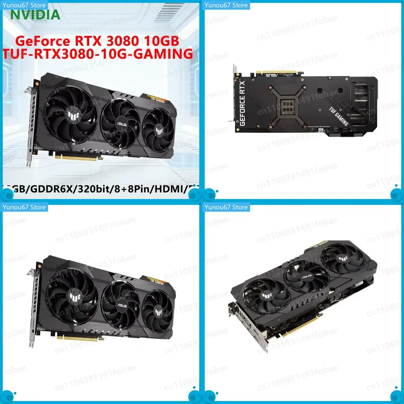 Rtx 3080 10Gb Gpu - Placa Gráfica ASUS TUF RTX 3080