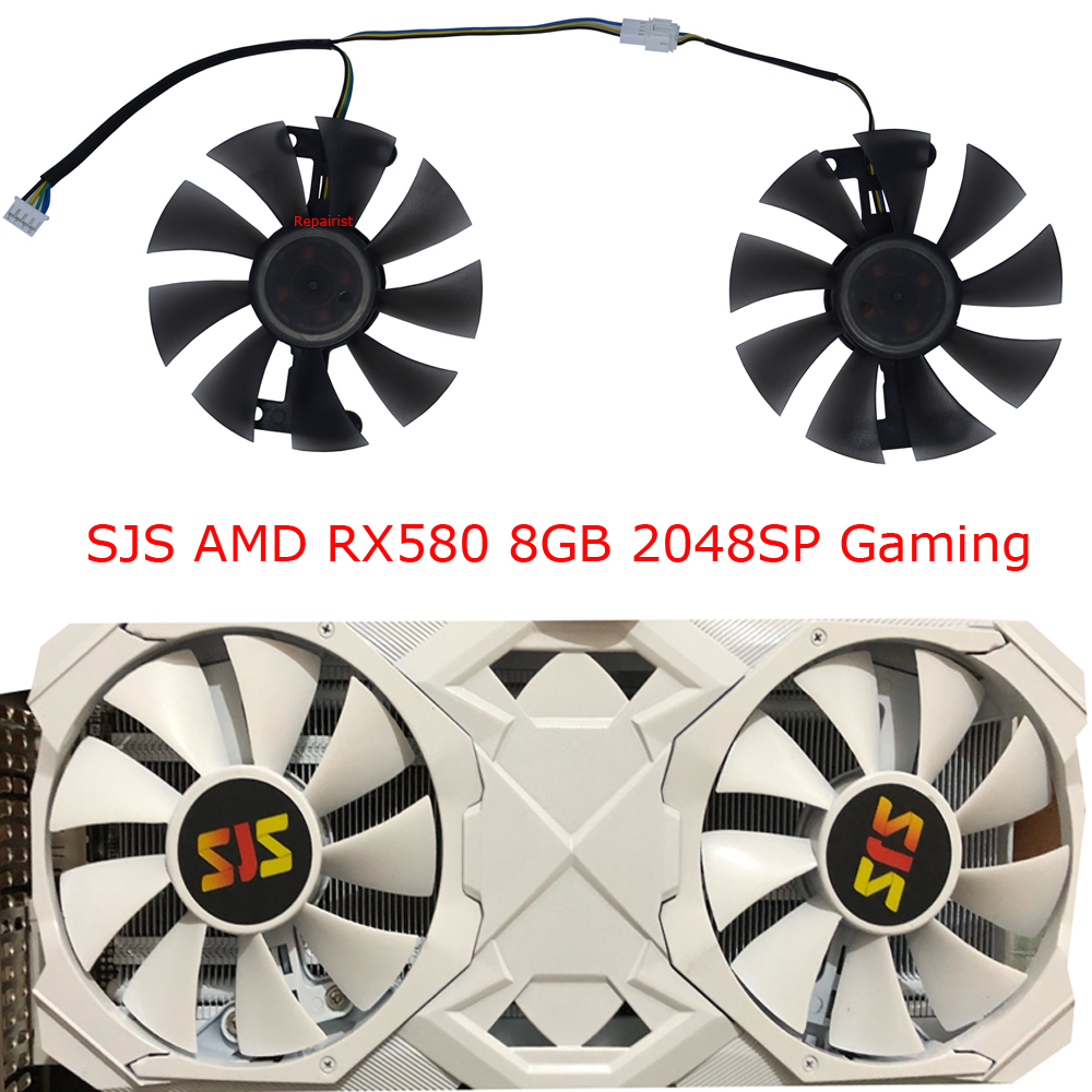 Placas gráficas de vídeo Fan,G - Rx 580 8Gb 2048Sp Gpu avaliação e preço