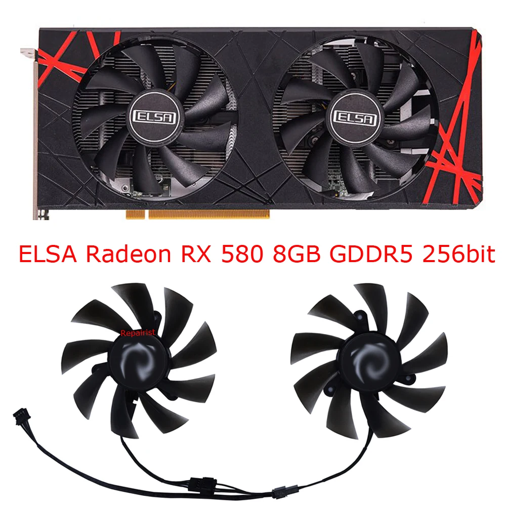 Video Graphics Card Fan,GPU Co - Rx 580 8Gb 2048Sp Gpu avaliação e preço