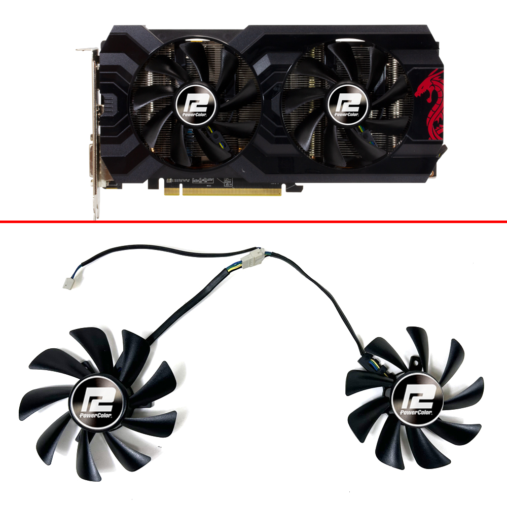 Placa de Vídeo Ventilador de R - Rx 580 8Gb 2048Sp Gpu avaliação e preço