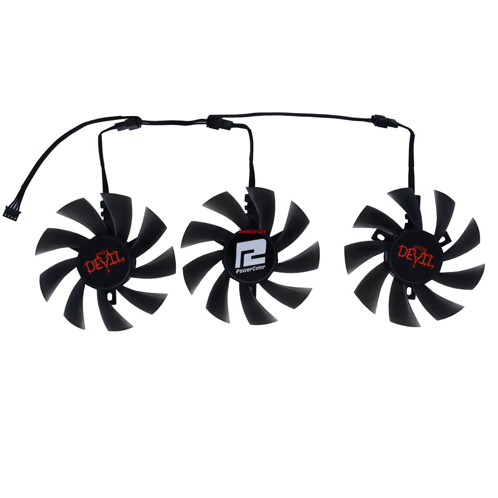 3 pcs/set, DIY T129215BU, vent - Rx 5700 Xt 8Gb Video Card avaliação e preço