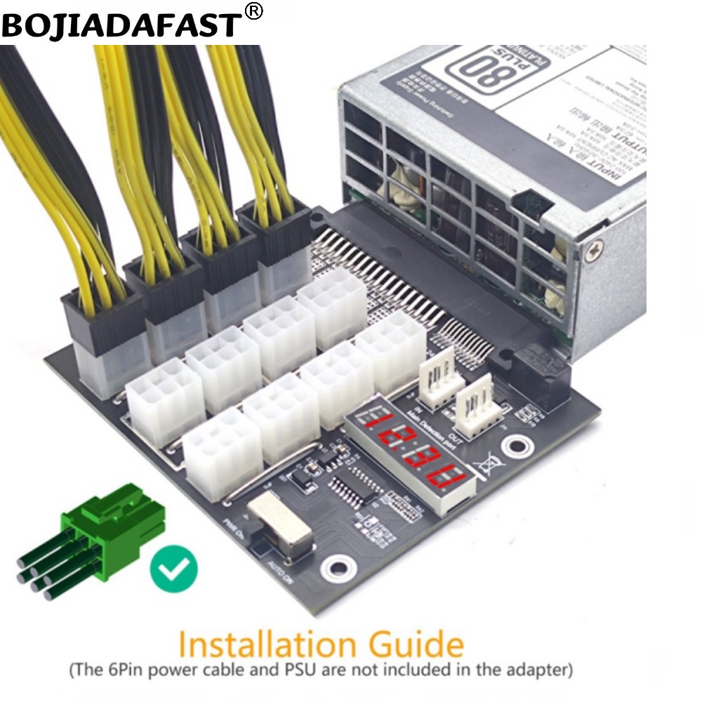 Placa de distribuição de energ - 2400W Server Psu Breakout Board avaliação e preço